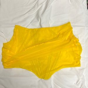 Akira Yellow Corset top